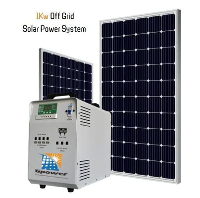 Возобновляющая энергия крыши набора генератора солнечной энергии GPOWER 1000Watt производя систему
