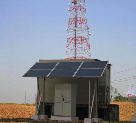 Гибридная солнечная энергия BTS производя системы для телекоммуникаций