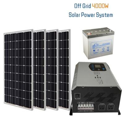 4kw с батареи системы генератора 4unit решетки систем солнечной батареи солнечной домашних
