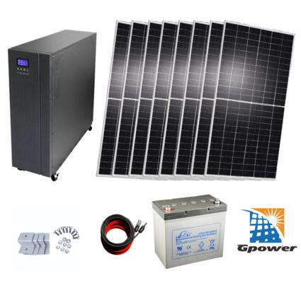 IEC GPOWER с наборов солнечной системы решетки производя 42.5kWh в день